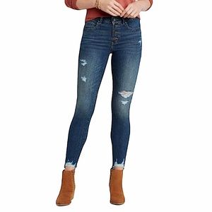 Maurices High Rise Everflex raw hem 12 regular